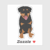 Rottweiler Sticker (Vel)