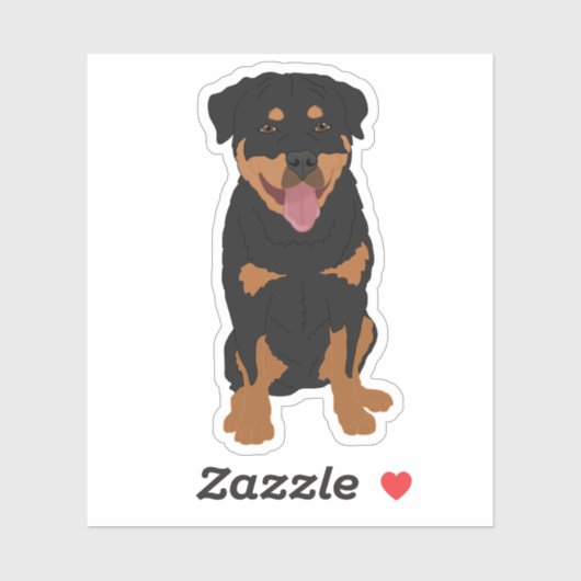 Rottweiler Sticker (Vel)