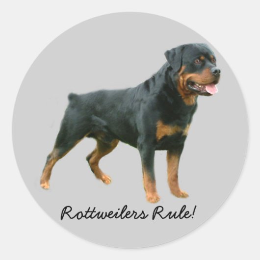 Rottweiler Sticker (Voorkant)