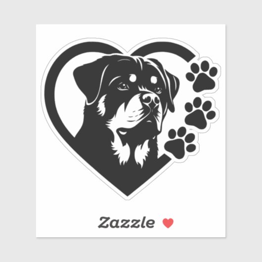 Rottweiler Sticker (Vel)