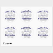 Rottweiler-Sticker Ronde Sticker (Vel)