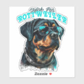 Rottweiler Stijlvolle Huisdieren Sticker (Vel)