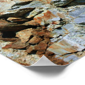 Rottweiler Stone Cliff Wall Fantasy Art Poster (Hoek)