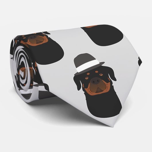 Rottweiler Stropdas (Opgerold)