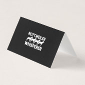 Rottweiler T-Shirt Kaart (Voorkant)