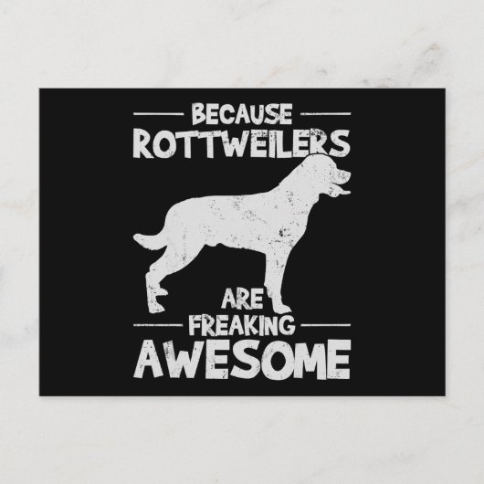 Rottweiler T-shirt kopie Feestdagenkaart (Voorkant)