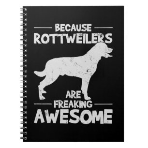 Rottweiler T-shirt kopie Notitieboek