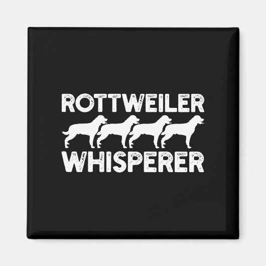 Rottweiler T-Shirt Magneet (Voorkant)
