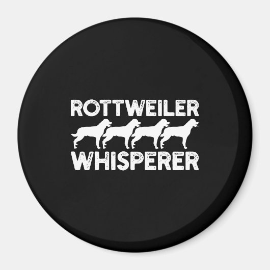 Rottweiler T-Shirt Magneet (Voorkant)