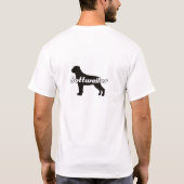 Rottweiler T-Shirt met rotatie aan voorzijde en ac (Achterkant)