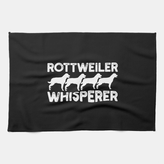 Rottweiler T-Shirt Theedoek (Horizontaal)