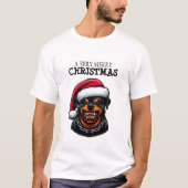 ROTTWEILER T-SHIRT VOOR KERSTMIS (Voorkant)