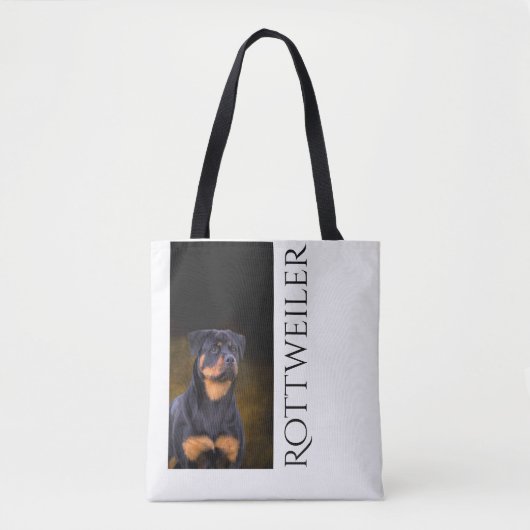 Rottweiler-Tas Tote Bag (Voorkant)