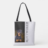 Rottweiler-Tas Tote Bag (Achterkant)