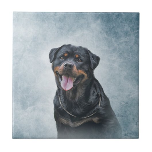 Rottweiler Tegeltje (Voorkant)