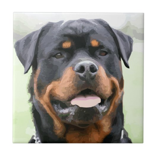 rottweiler tegeltje (Voorkant)