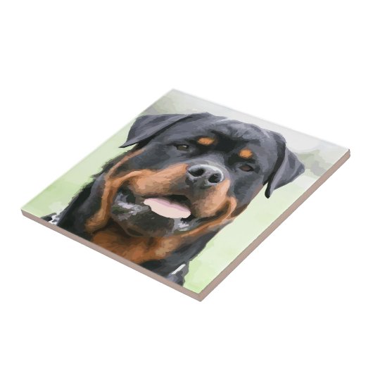 rottweiler tegeltje (Zijkant)