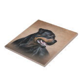Rottweiler Tegeltje (Zijkant)