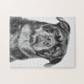 Rottweiler Tekening Legpuzzel (Horizontaal)