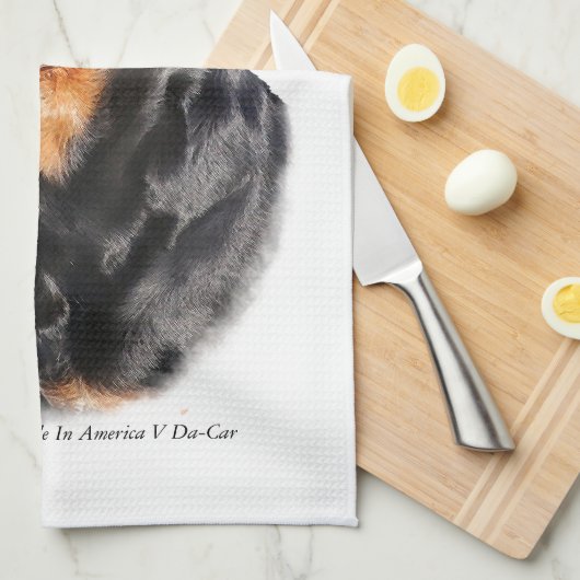 Rottweiler Theedoek (Quarter Fold)