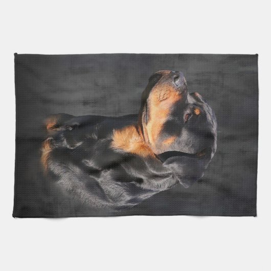 Rottweiler Theedoek (Horizontaal)