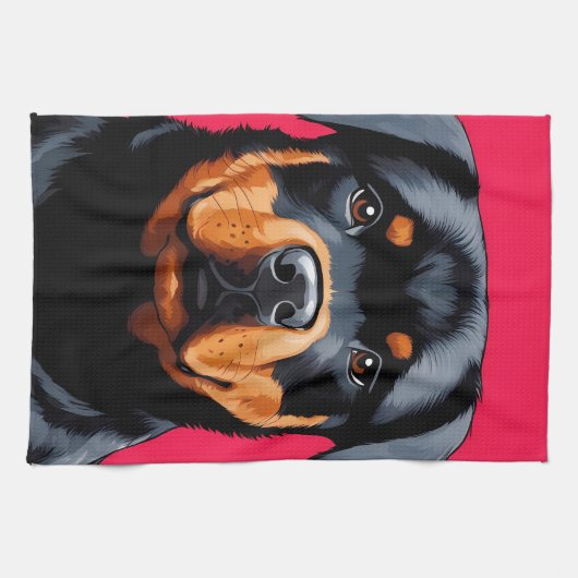 Rottweiler Theedoek (Horizontaal)