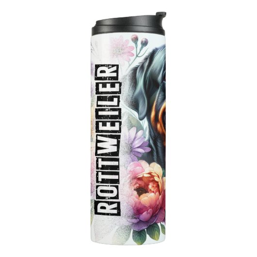 Rottweiler - Thermische tuimelaar Thermosbeker (Gedraaid links)