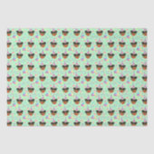 Rottweiler Tissue Paper in Green Tissuepapier (Voorkant)