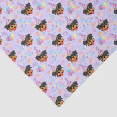 Rottweiler Tissue Paper in Purple Tissuepapier (Detail)
