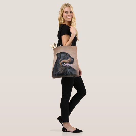 Rottweiler Tote Bag (Op model)