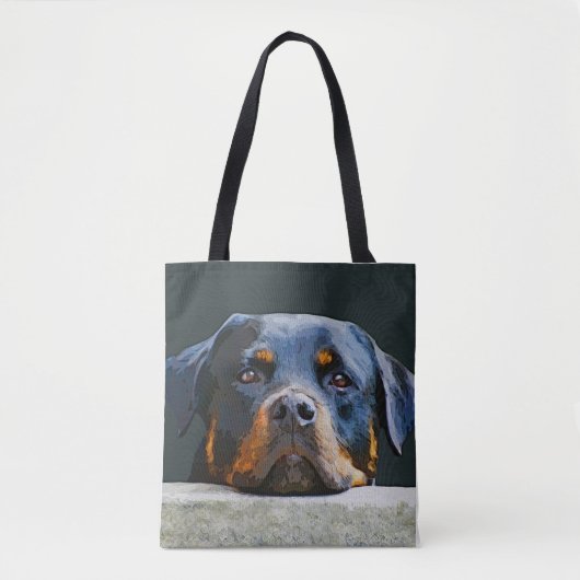 Rottweiler Tote Bag (Voorkant)
