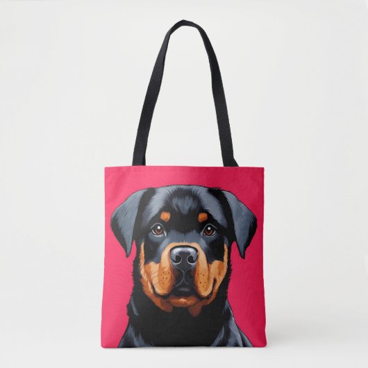 Rottweiler Tote Bag (Voorkant)
