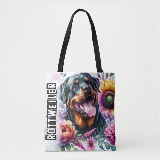 Rottweiler Tote Bag (Voorkant)