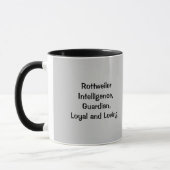 Rottweiler Travel Mug Mok (Links)