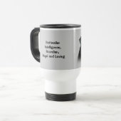 Rottweiler Travel Mug Reisbeker (Voorkant links)