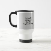 Rottweiler Travel Mug Reisbeker (Links)