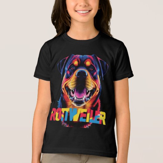 Rottweiler Tri-Blend Shirt (Voorkant)