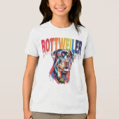 Rottweiler Tri-Blend Shirt (Voorkant)