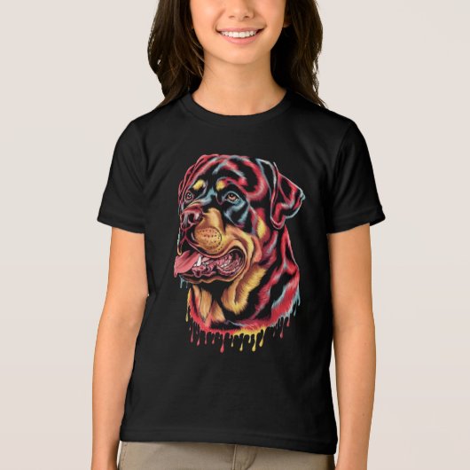 Rottweiler Tri-Blend Shirt (Voorkant)