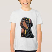 Rottweiler Tri-Blend Shirt (Voorkant)