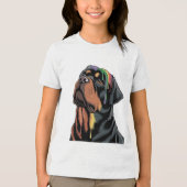 Rottweiler Tri-Blend Shirt (Voorkant)