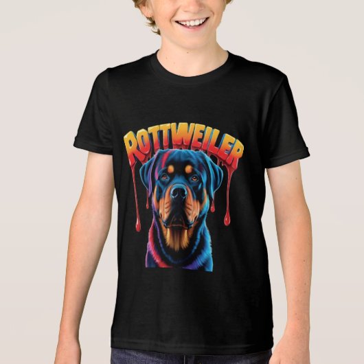 Rottweiler Tri-Blend Shirt (Voorkant)