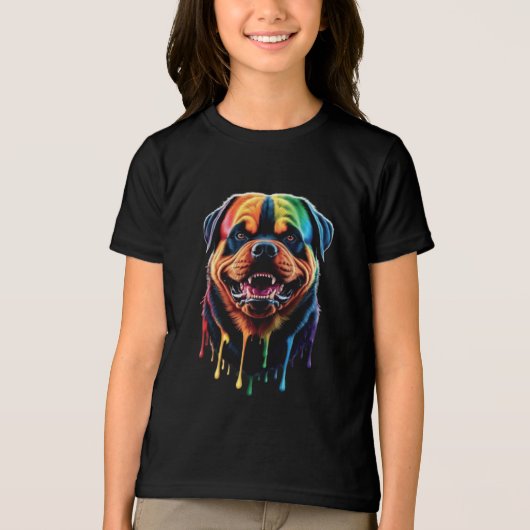 Rottweiler Tri-Blend Shirt (Voorkant)
