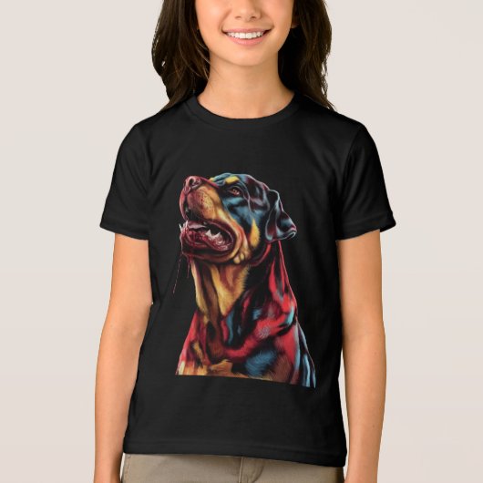 Rottweiler Tri-Blend Shirt (Voorkant)