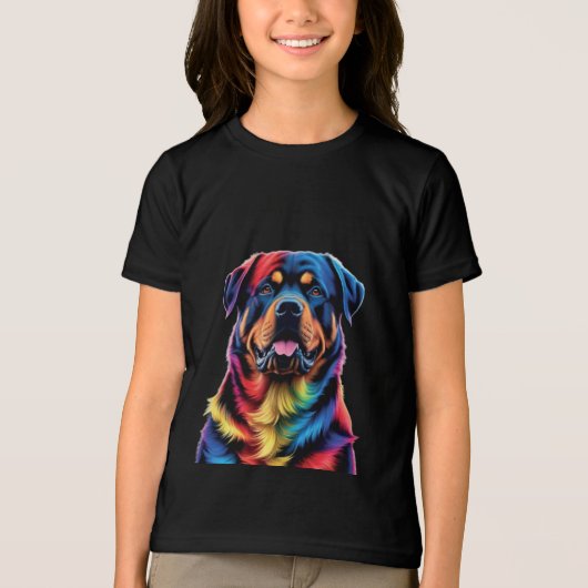 Rottweiler Tri-Blend Shirt (Voorkant)