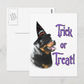 rottweiler-truc briefkaart (Voorkant / Achterkant)
