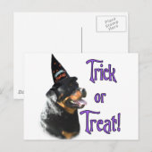 rottweiler-truc briefkaart (Voorkant / Achterkant)