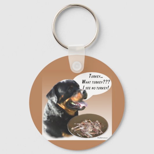 Rottweiler Turkije Sleutelhanger (Voorkant)