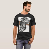 Rottweiler Vader &Son T-shirt (Voorkant volledig)