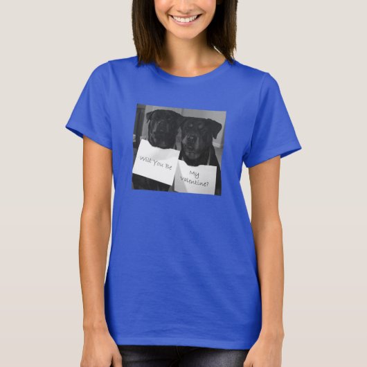 Rottweiler-Valentijn T-shirt (Voorkant)